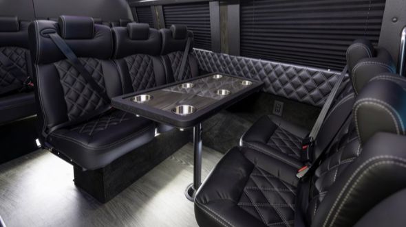 phoenix 10 passenger sprinter van interior