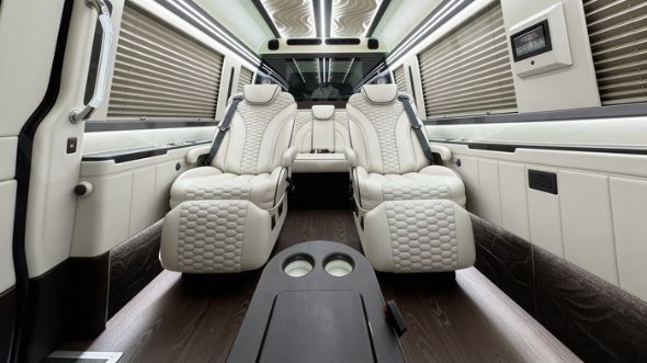 phoenix 8 passenger sprinter van interior