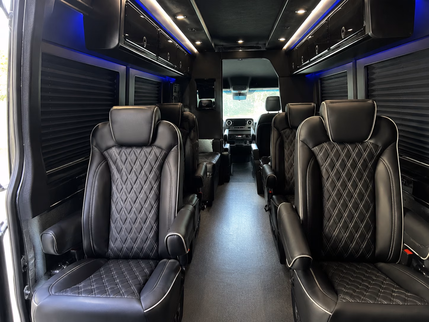 phoenix 10 passenger sprinter van interior