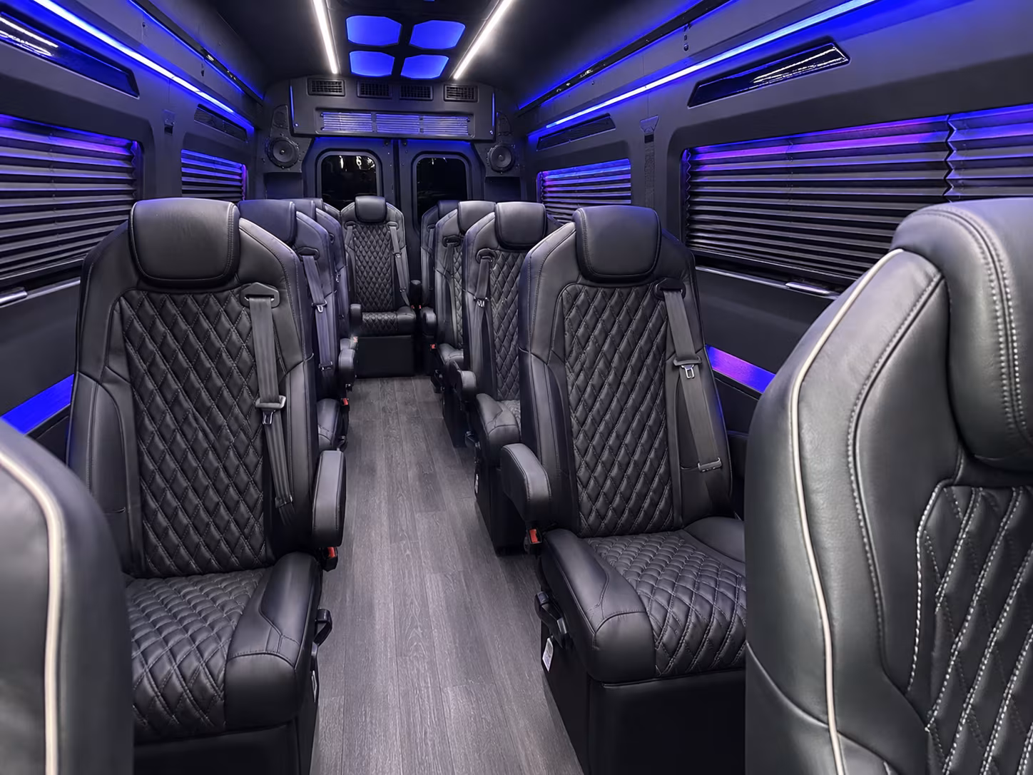 phoenix 8 passenger sprinter van inside
